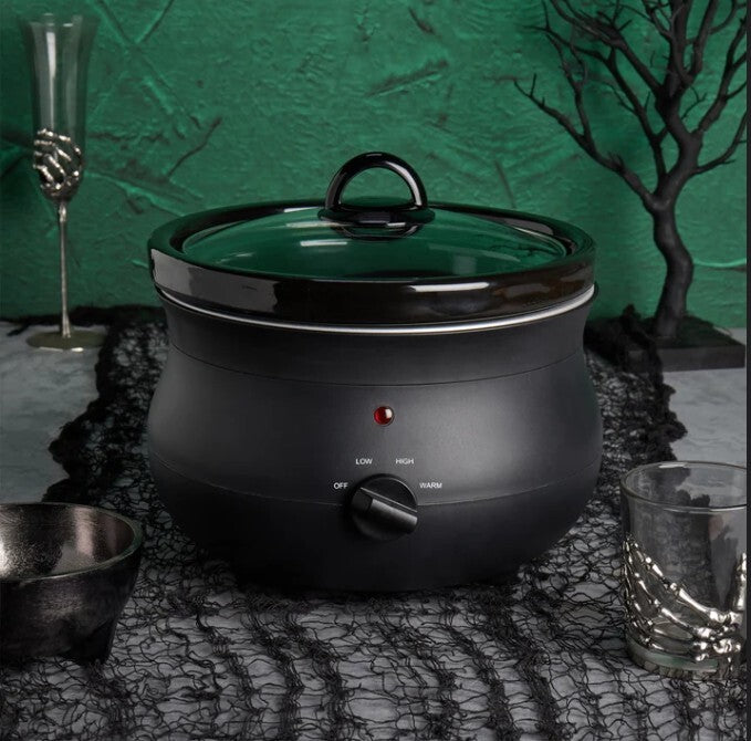 NIB Smith & Clark 5-Quart Electric Cauldron Slow Cooker Black