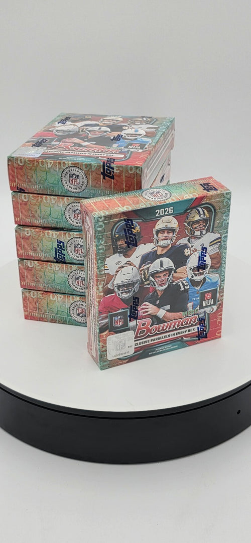 2026 Topps Bowman Football Trading Cards Mega Box Sealed