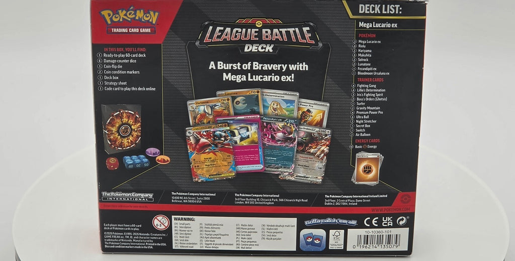 Pokémon TCG Mega Lucario ex League Battle Deck Sealed Fezandipiti Secret Box
