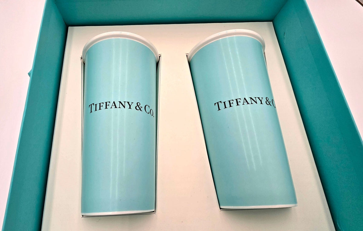 Tiffany & Co. Bone China Coffee Cups Large 20oz NIB