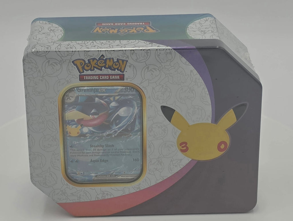 Pokémon TCG: 30th Anniversary Celebration Greninja ex Tin Brand New Sealed