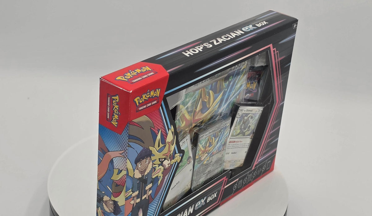 Pokémon TCG Hop's Zacian ex Box Sealed Promos and 4 Booster Packs