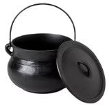Smith & Clark 4-Quart Cast Iron Cauldron Pot with Handle NWT Viral Halloween
