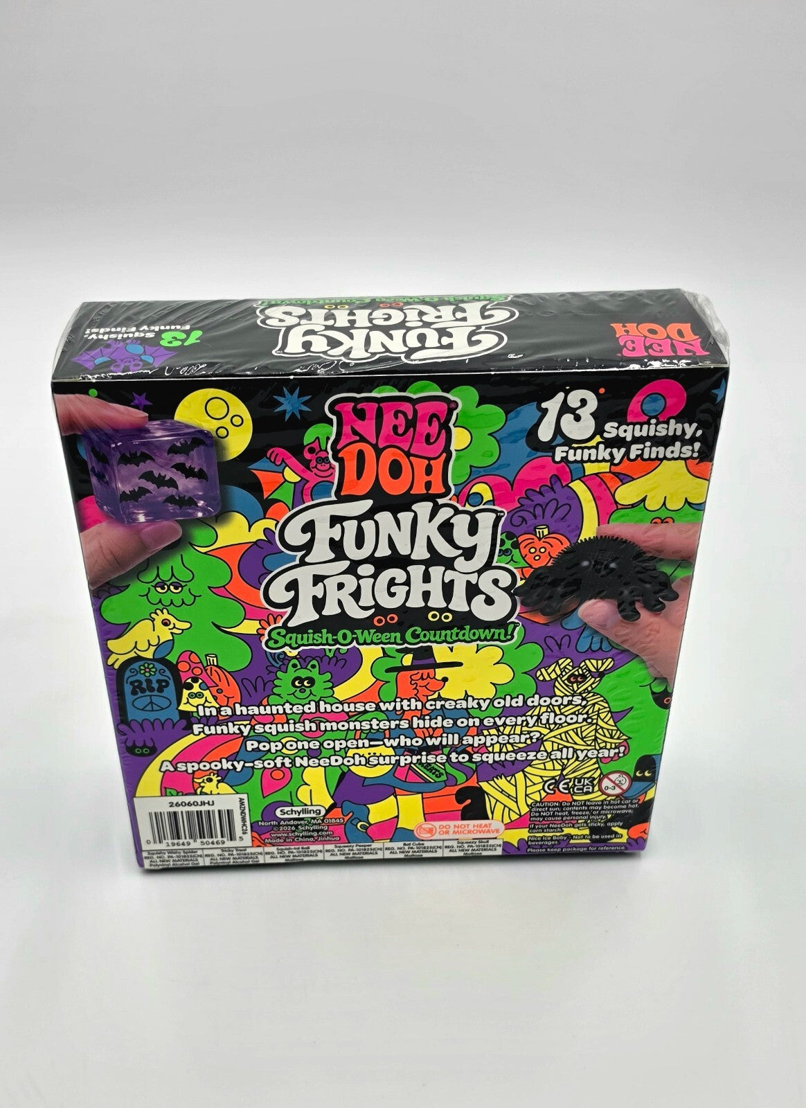 NIB NeeDoh Funky Frights Squish-O-Ween 13-Day Countdown Calendar