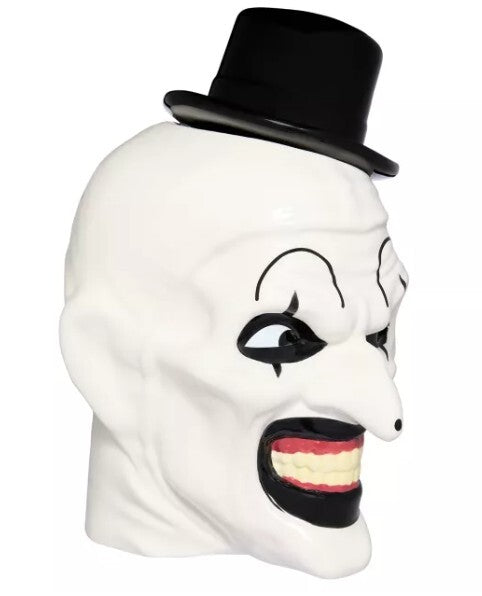 Terrifier Art The Clown Ceramic Cookie Jar Spirit Halloween Exclusive Prop NIB