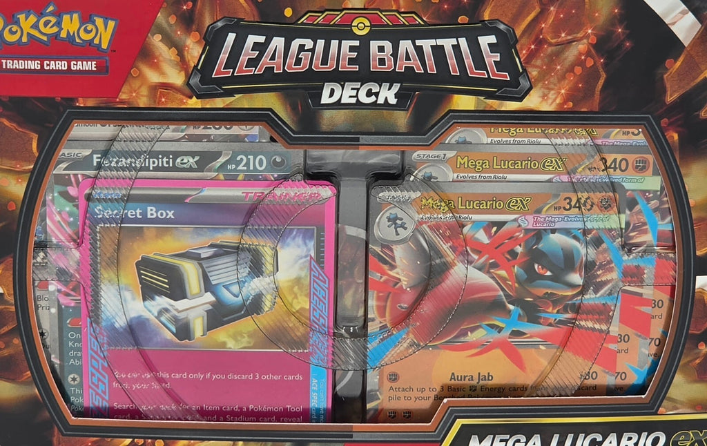 Pokémon TCG Mega Lucario ex League Battle Deck Sealed Fezandipiti Secret Box