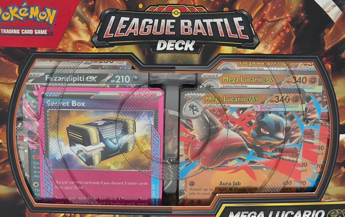 Pokémon TCG Mega Lucario ex League Battle Deck Sealed Fezandipiti Secret Box