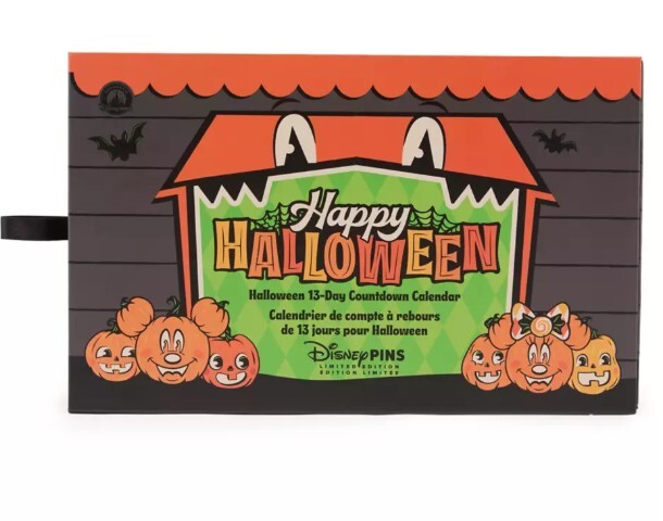 Mickey Mouse & Friends 13-Day Halloween Countdown Calendar LE Mystery Pin Set
