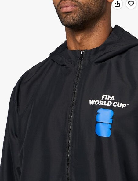 Outerstuff FIFA World Cup 2026 Full Zip Windbreaker Jacket Large NWT