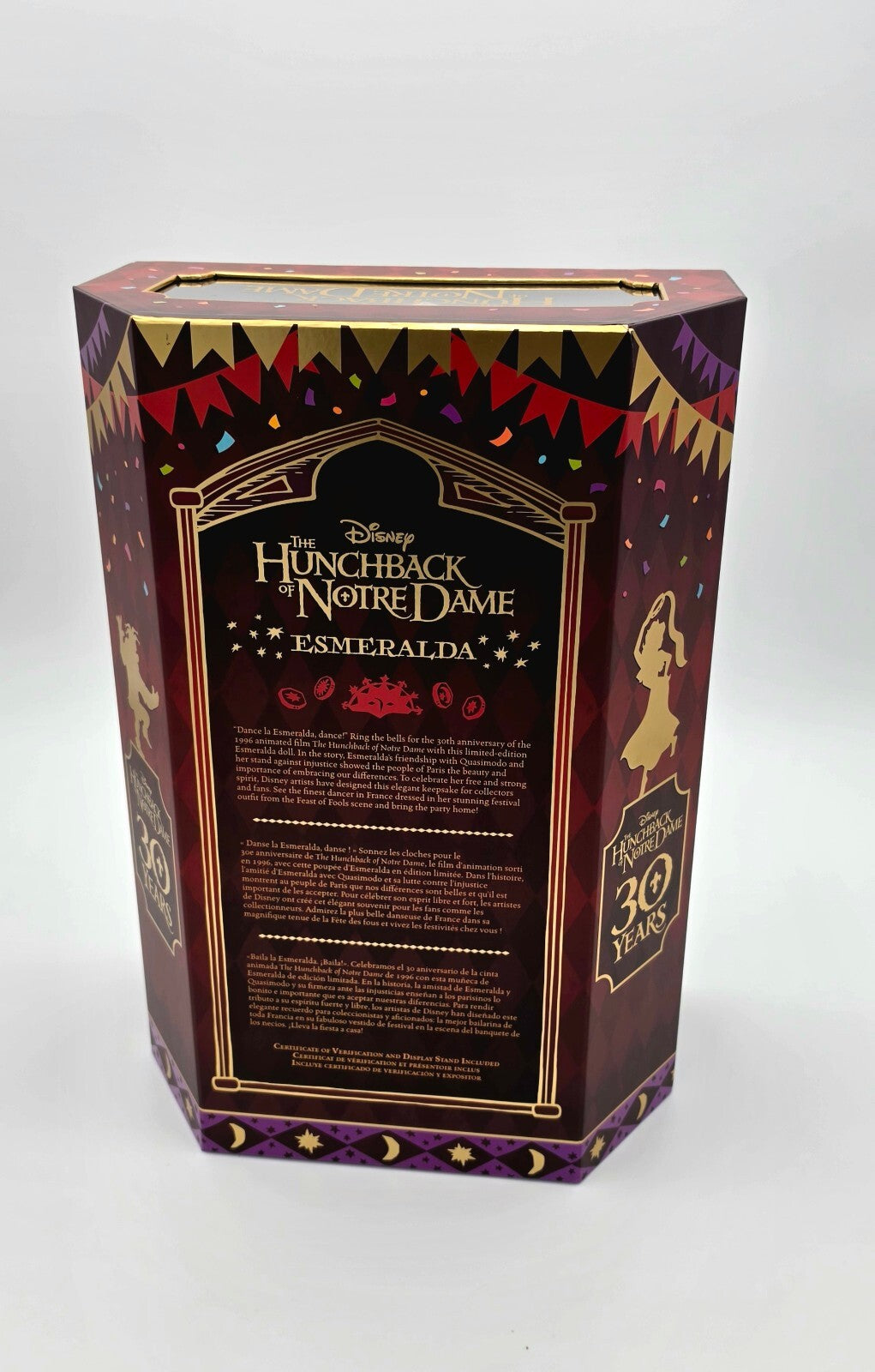 Disney Store D23 Esmeralda 17" LE Doll Hunchback 30th Anniversary IN HAND 1/3100