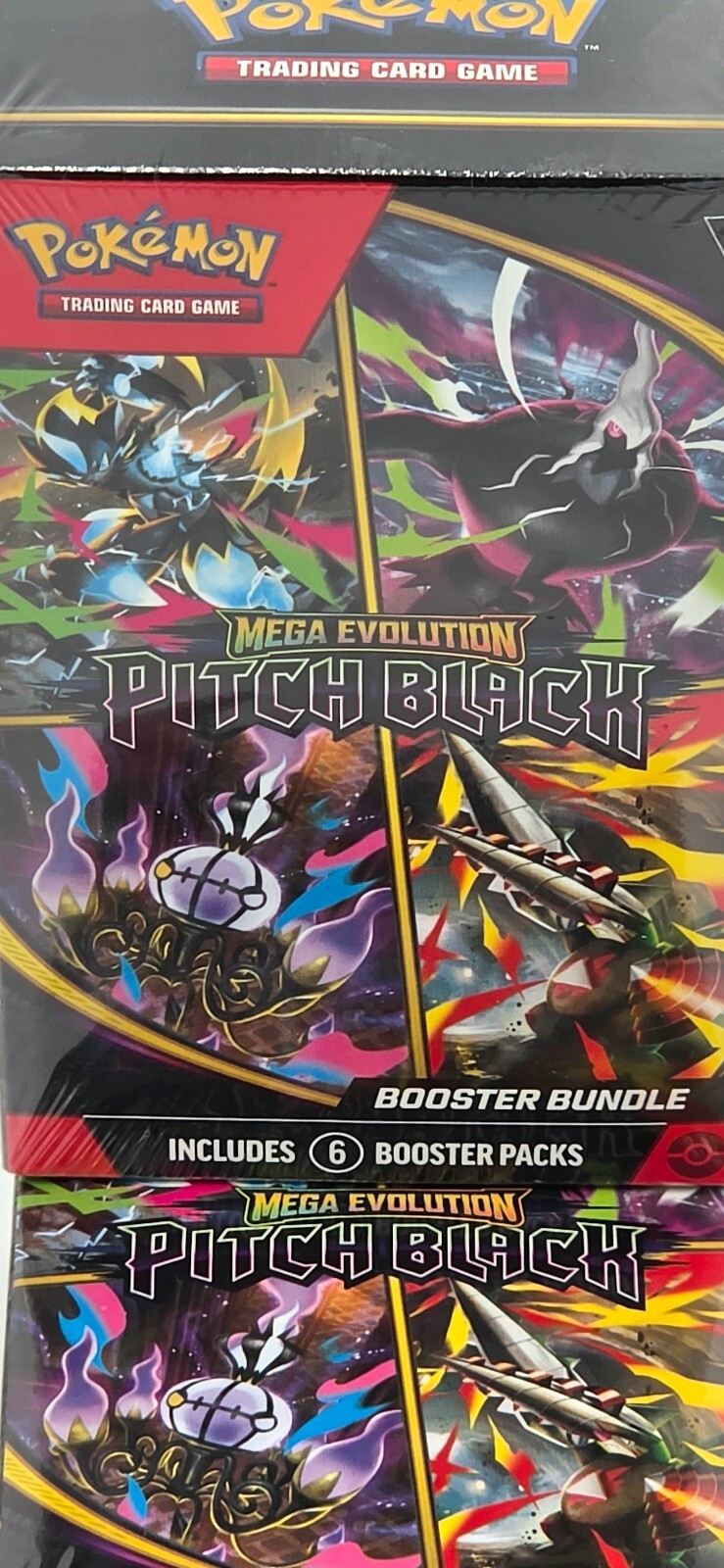 Pokemon TCG Mega Evolution Pitch Black Booster Bundle Lot of 2 Factory Sealed