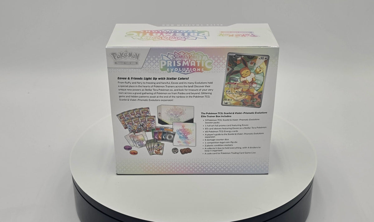 Pokémon TCG: Scarlet & Violet Prismatic Evolutions Elite Trainer Box