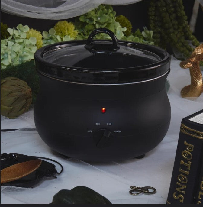 NIB Smith & Clark 5-Quart Electric Cauldron Slow Cooker Black