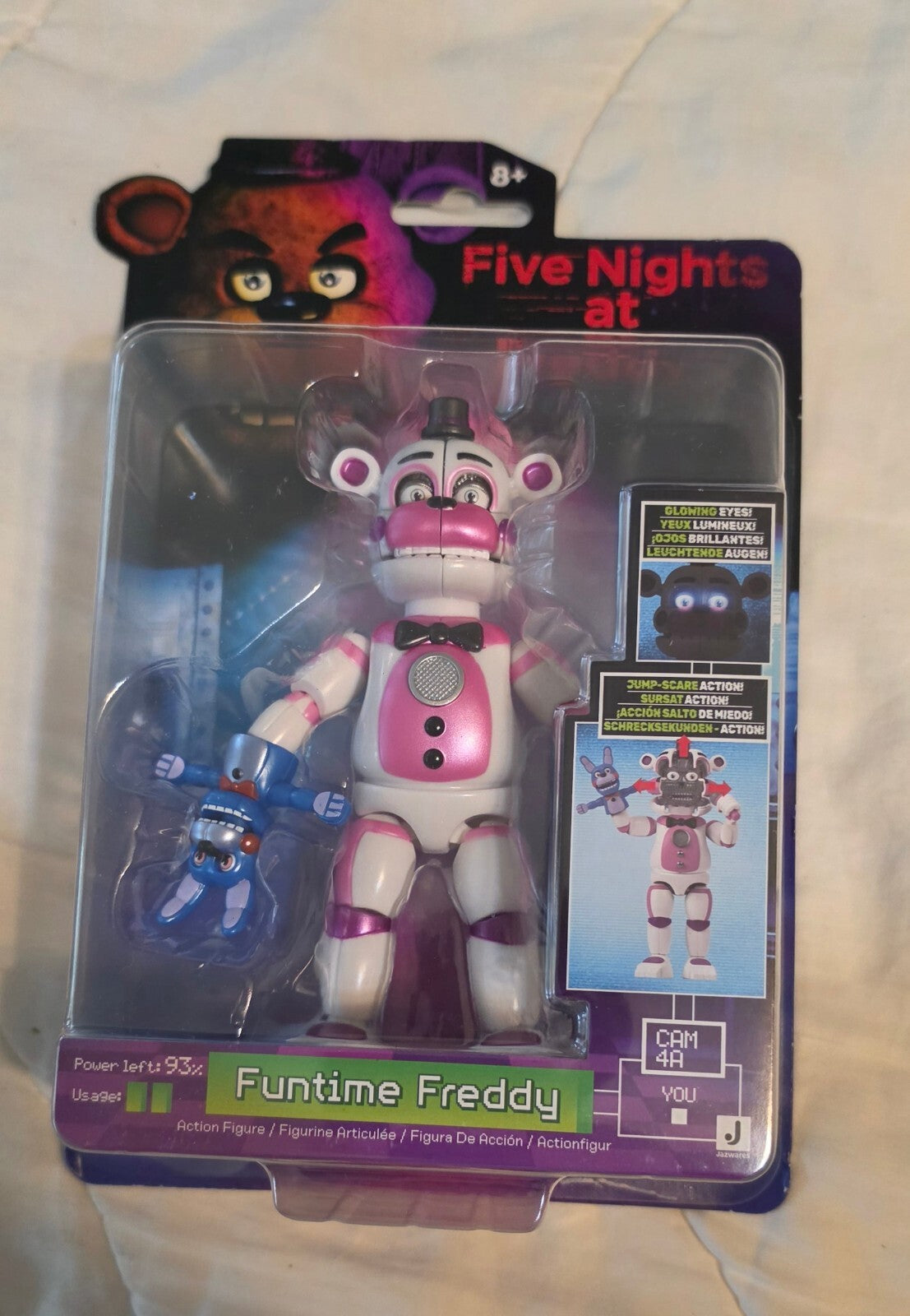 FNAF Five Nights at Freddy's Funtime Freddy Jazwares Action Figure NIB