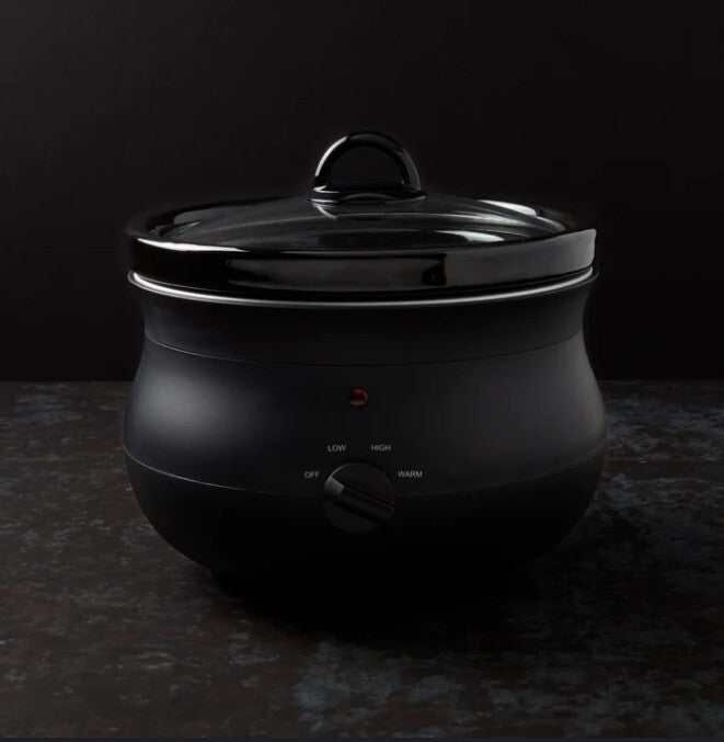 NIB Smith & Clark 5-Quart Electric Cauldron Slow Cooker Black