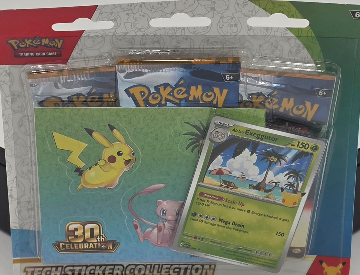 Pokémon TCG 30th Anniv Celebration Tech Sticker Collection Alolan Exeggutor