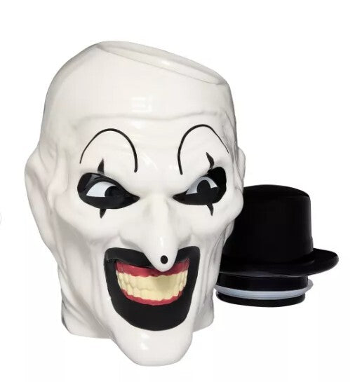 Terrifier Art The Clown Ceramic Cookie Jar Spirit Halloween Exclusive Prop NIB