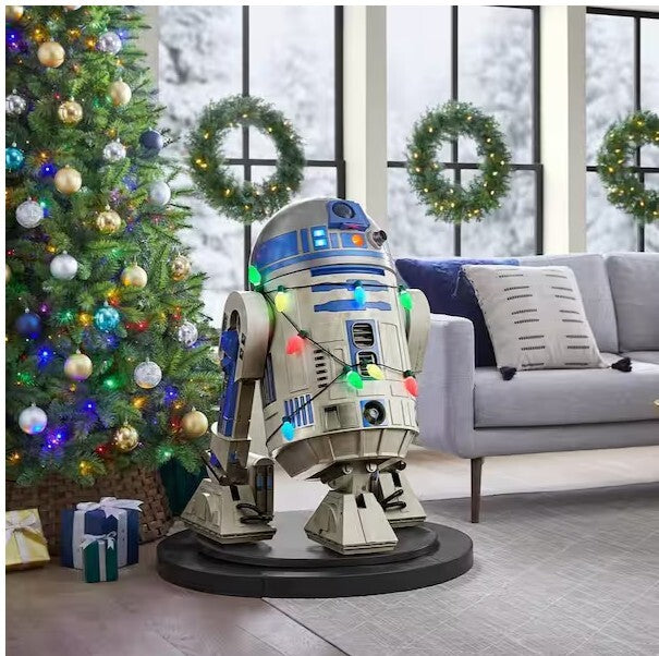 Home Depot Star Wars 3.5 ft Animated LED R2-D2 Animatronic NIB