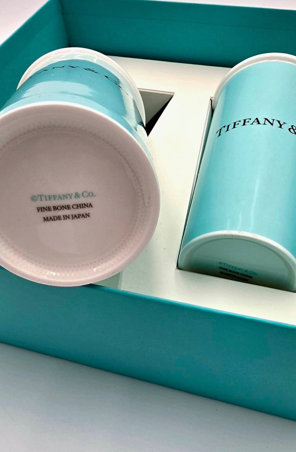 Tiffany & Co. Bone China Coffee Cups Large 20oz NIB