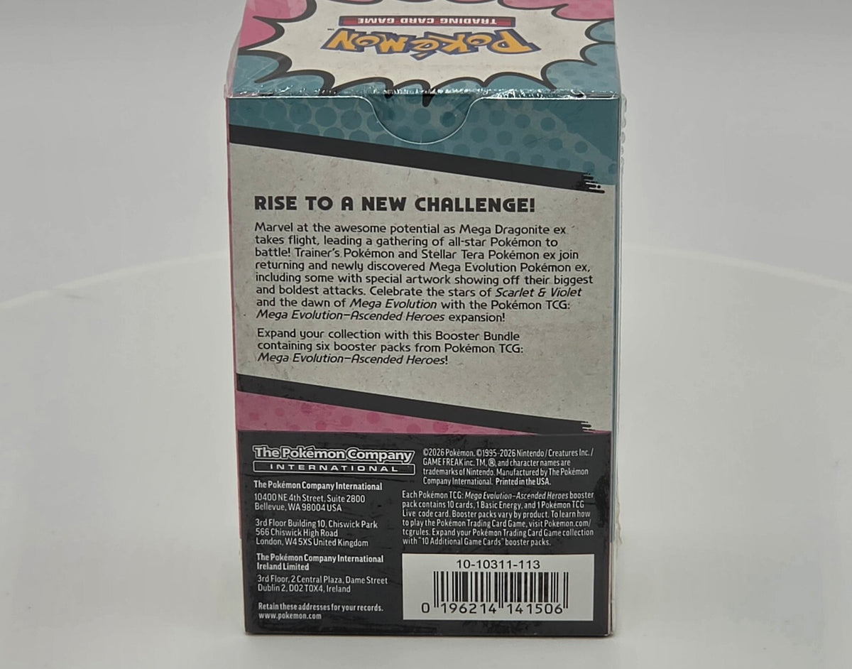 Pokémon TCG Mega Evolution Ascended Heroes Booster Bundle Brand New Sealed