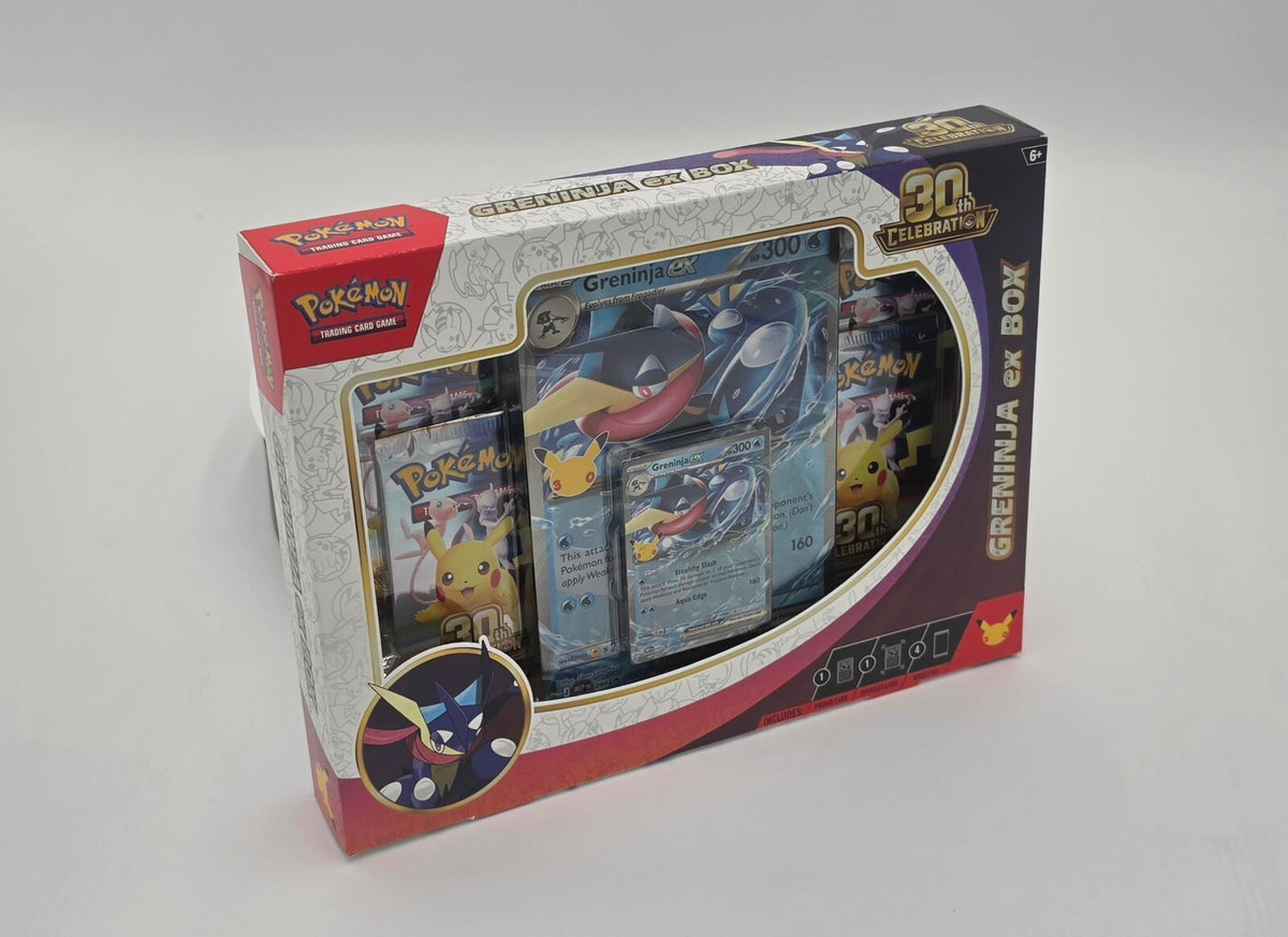 Pokémon TCG 30th Anniversary Celebration Greninja ex Box Sealed Promo Set