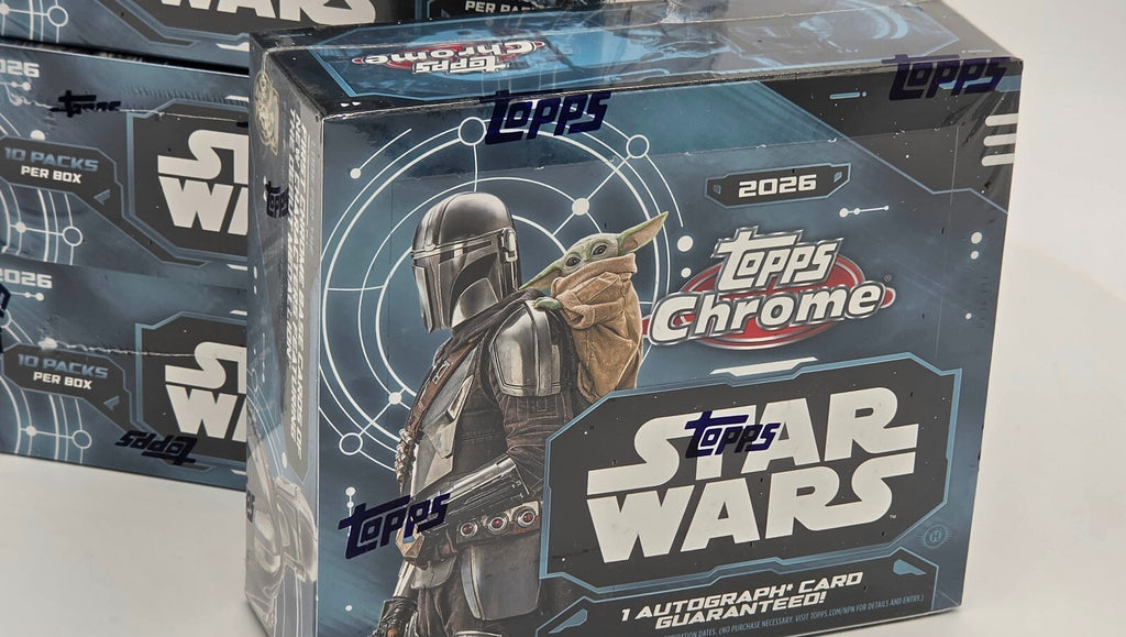 Sealed 2026 Star Wars Topps Chrome Hobby Box Trading Cards
