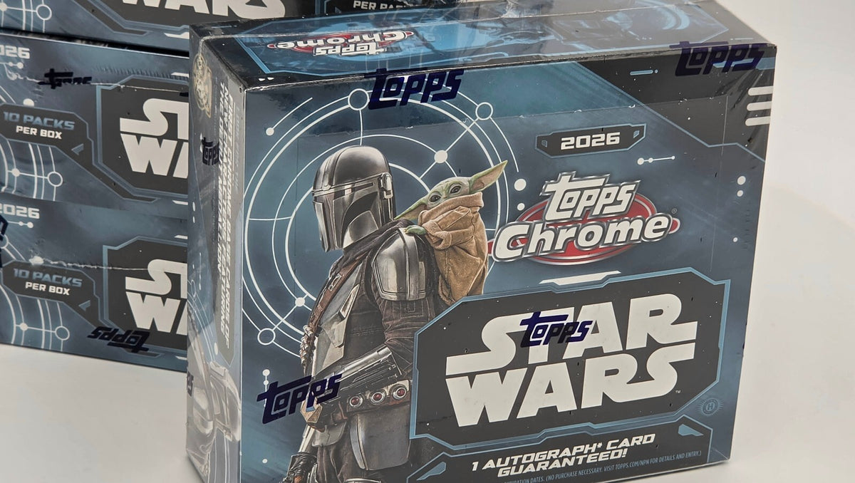 Sealed 2026 Star Wars Topps Chrome Hobby Box Trading Cards