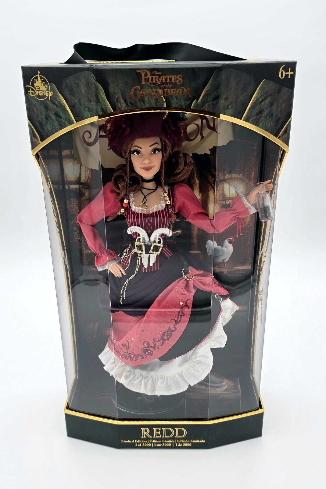 Disney D23 Expo 2026 Pirates of the Caribbean REDD Limited Edition Doll