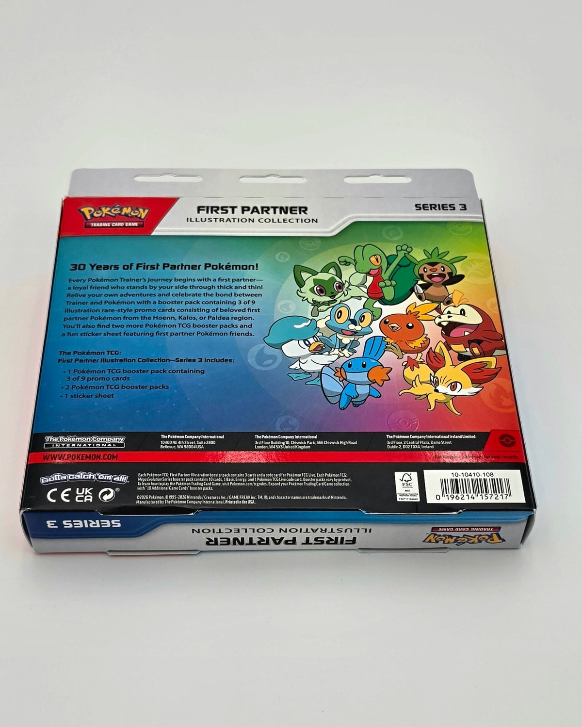 Pokémon TCG First Partner Illustration Collection Series 3 Sealed New