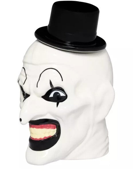 Terrifier Art The Clown Ceramic Cookie Jar Spirit Halloween Exclusive Prop NIB