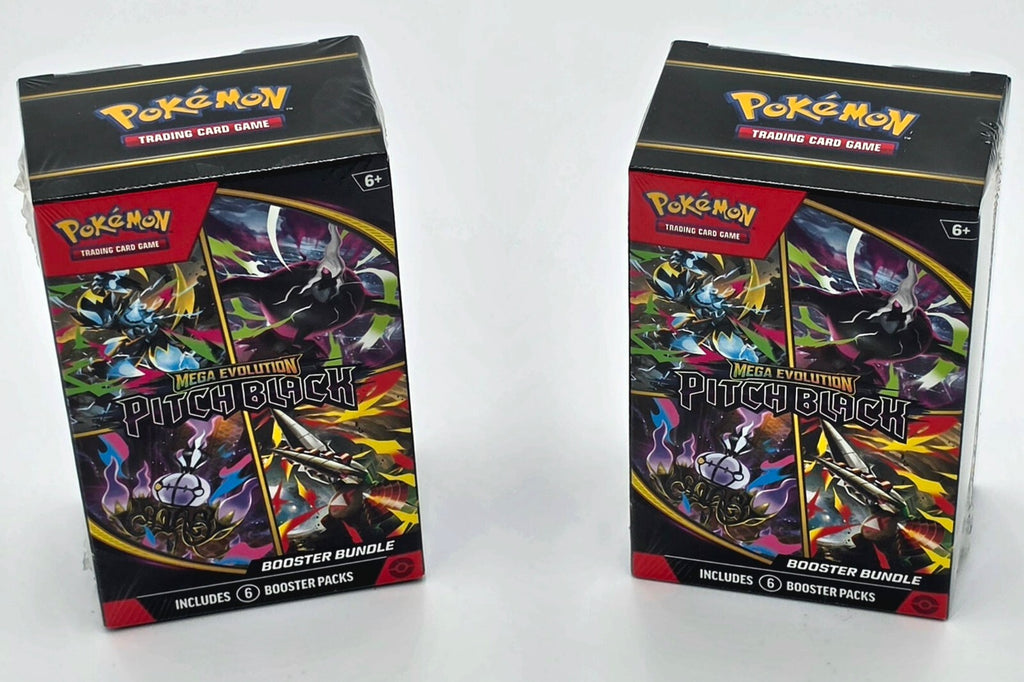 Pokemon TCG Mega Evolution Pitch Black Booster Bundle Lot of 2 Factory Sealed