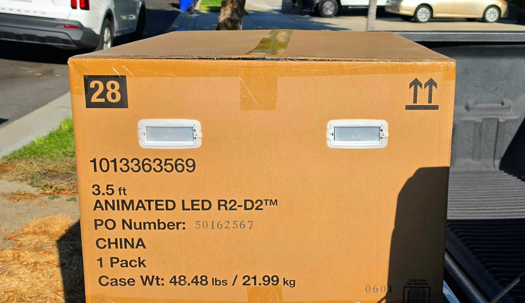 Home Depot Star Wars 3.5 ft Animated LED R2-D2 Animatronic NIB