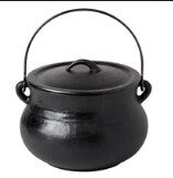 Smith & Clark 4-Quart Cast Iron Cauldron Pot with Handle NWT Viral Halloween