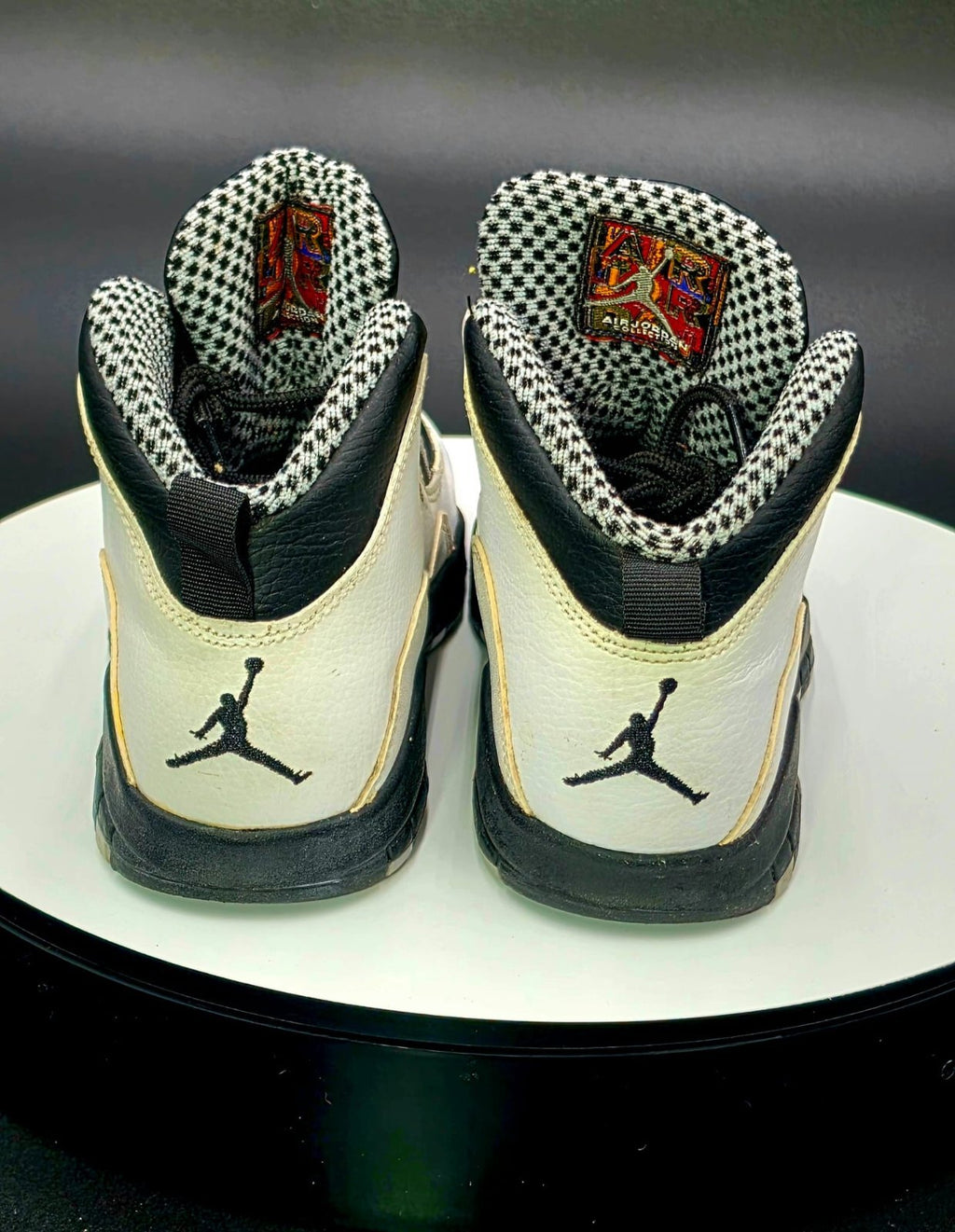 Nike Air Jordan 10 Retro Steel 2013 Youth Size 2Y Sneakers White Black