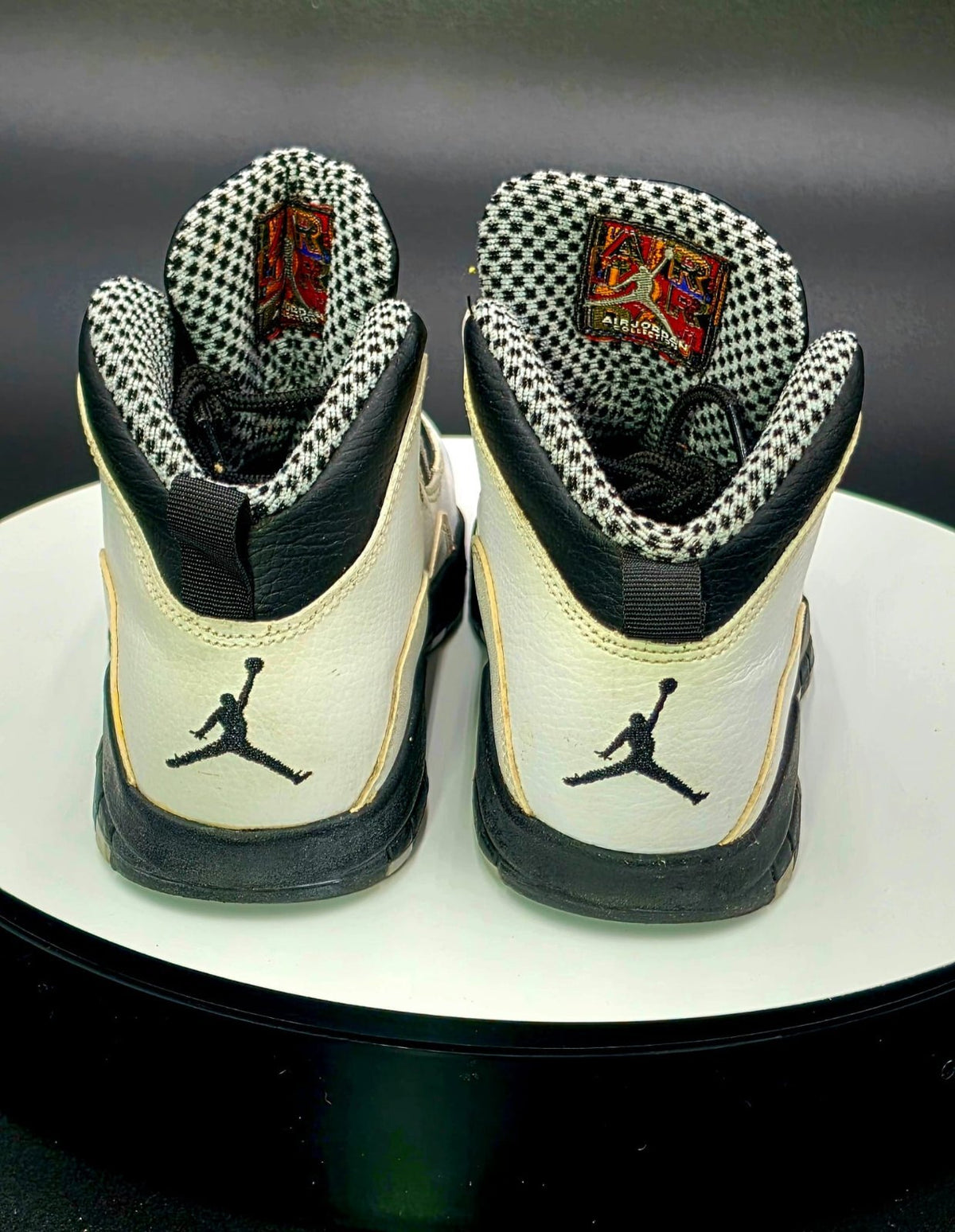 Nike Air Jordan 10 Retro Steel 2013 Youth Size 2Y Sneakers White Black
