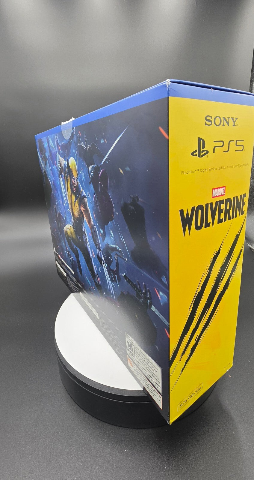 Sony PS5 Digital Marvel Wolverine Battle Yellow Limited Edition Bundle