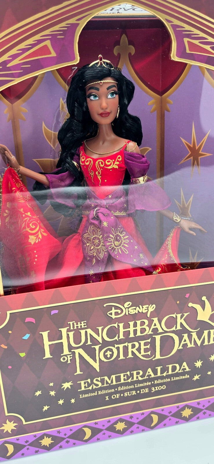 Disney Store D23 Esmeralda 17" LE Doll Hunchback 30th Anniversary IN HAND 1/3100