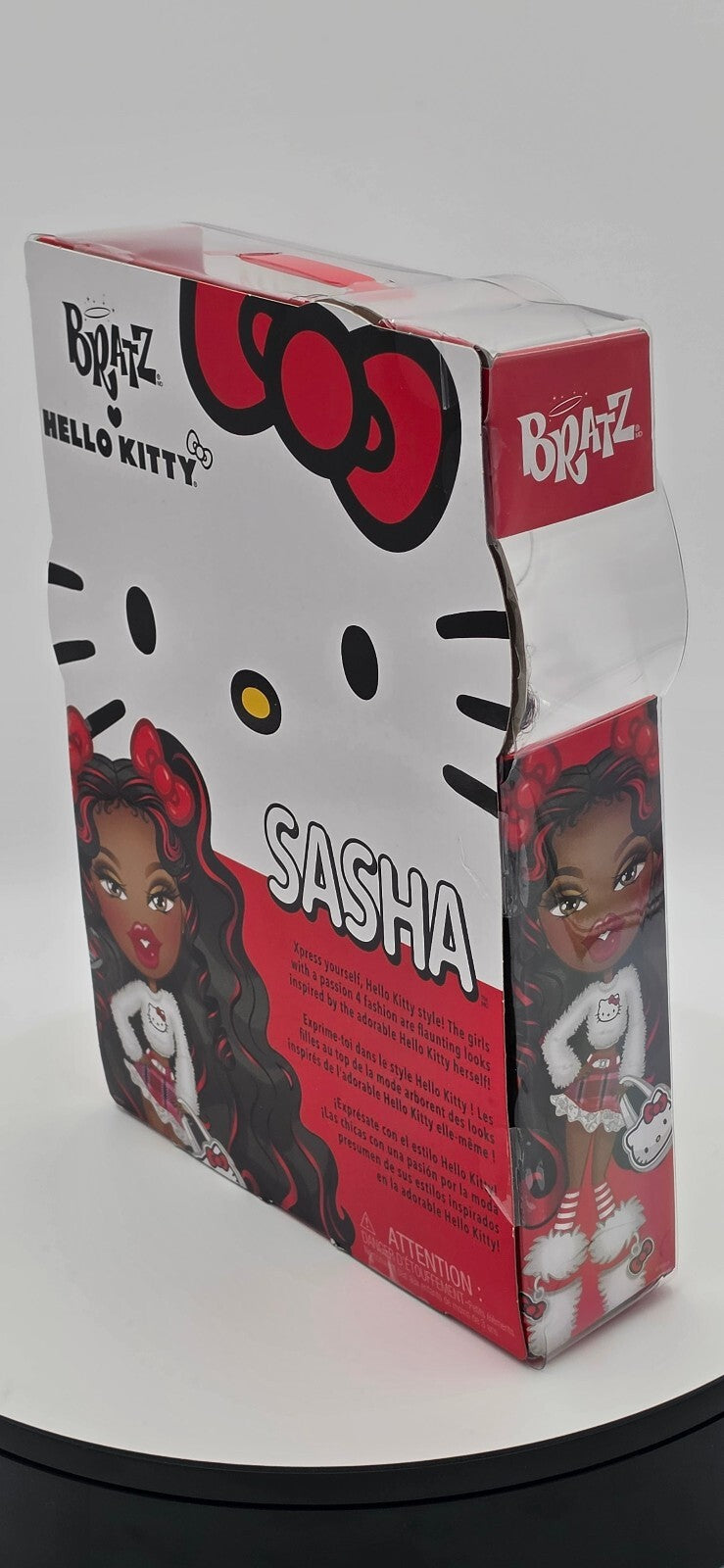 Bratz x Hello Kitty Sasha Fashion Doll Sanrio Collab 10" Collectible NIB